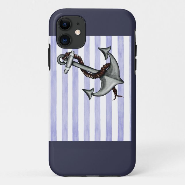 Nautical Ship's Anchor Case-Mate iPhone Case (Back)