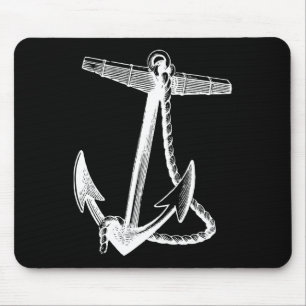 Nautical Ships Anchor Sailing Naval Mouse Mat