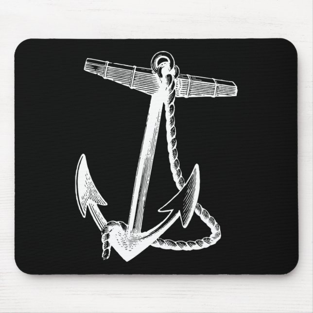 Nautical Ships Anchor Sailing Naval  Mouse Mat (Front)