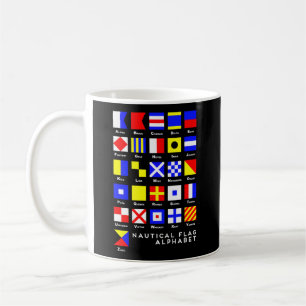 Nautical Signal Flag Alphabet Coffee Mug