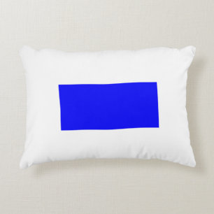 Nautical Signal Flag - Letter S Decorative Cushion