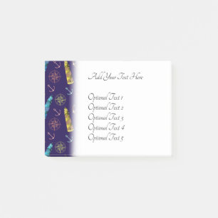 Nautical Signs Anchor Golden Lighthouse Compass Post-it Notes