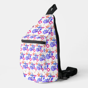 Nautical Sling Bag