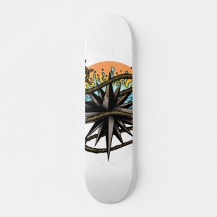 Nautical Splash Skateboard