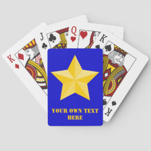 Nautical Star Custom Playing Cards