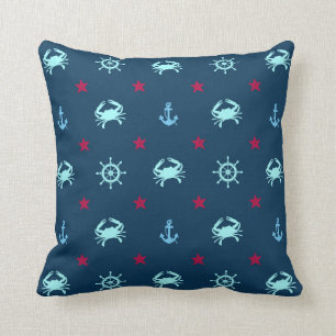 Nautical Star Pattern Cushion