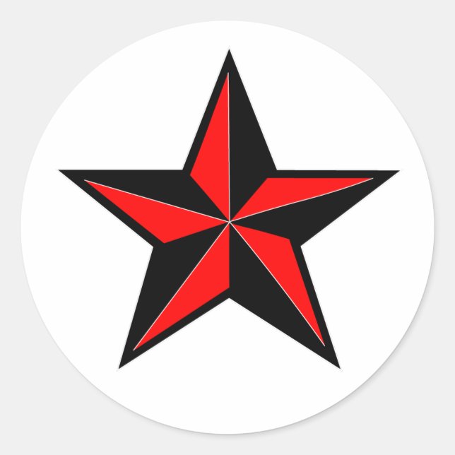nautical star sticker (Front)