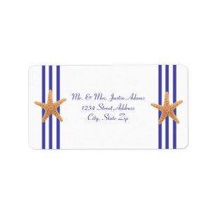 Nautical Starfish - Address Labels