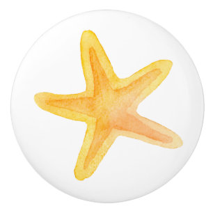 Nautical Starfish Ceramic Knob
