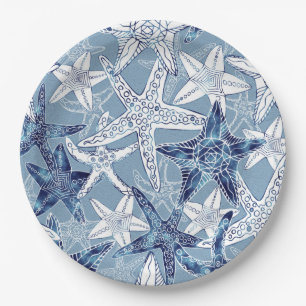 Nautical Starfish Collection - All Sizes Paper Plate