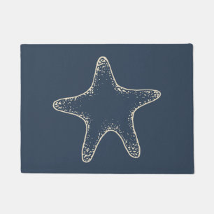 Nautical Starfish Doormat Rug Mat Gift