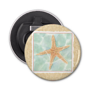 Nautical Starfish in Water Bottle Opener