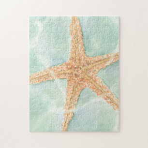 Nautical Starfish in Water Jigsaw Puzzle