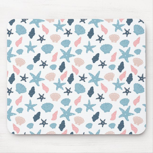 Nautical Starfish Mouse Mat (Front)