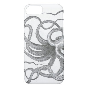 Nautical steampunk octopus Vintage kraken sea Case-Mate iPhone Case