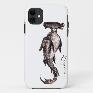 Nautical steampunk vintage science kraken drawing iPhone 11 case