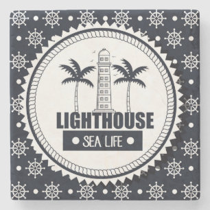 Nautical  stone coaster