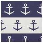 Nautical stripes and anchor pattern