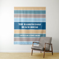 Nautical Stripes custom text