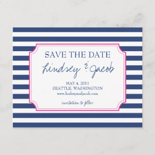 Nautical Stripes Save the Date