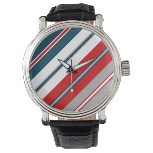 Nautical stripes watch