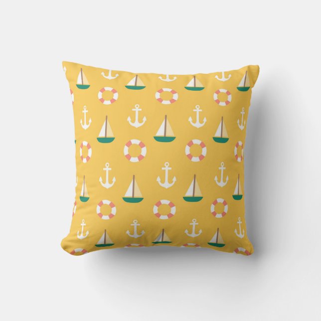 Nautical Summer Charm Cushion (Front)