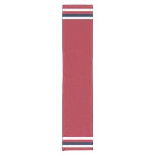 Nautical Table Runner Red White and Blue