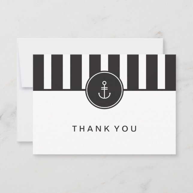 Nautical Thank You Card (Front)