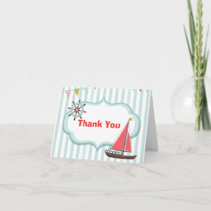 Nautical Thank You Notecard