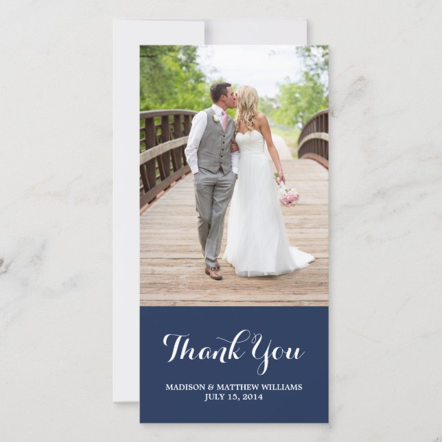 Nautical | Thank You Photo Card (Front)