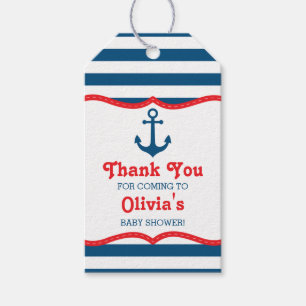 Nautical Thank You Tag, Anchor Gift Tags