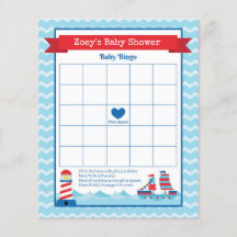 Nautical Theme Baby Shower Game