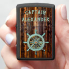 Nautical Theme Bronze Captains Wheel