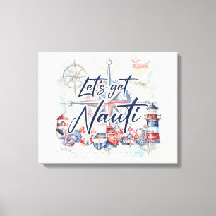 Nautical Theme Canvas Wall Art 