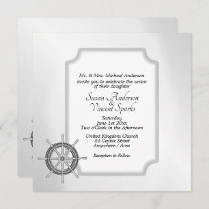 Nautical Theme Invitation
