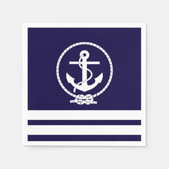 Nautical Theme Napkin (Front)