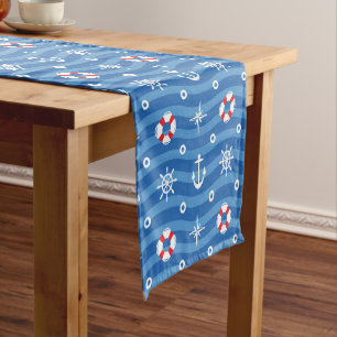 Nautical Theme Short Table Runner