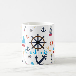 Nautical Theme Thunder_Cove Coffee Mug
