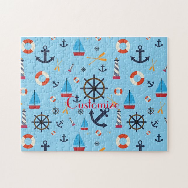 Nautical Theme Thunder_Cove  Jigsaw Puzzle (Horizontal)