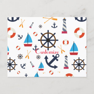 Nautical Theme Thunder_Cove Postcard