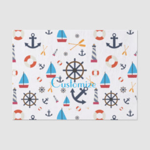Nautical Theme Thunder_Cove Tissue Paper