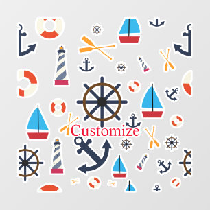 Nautical Theme Thunder_Cove  Window Cling