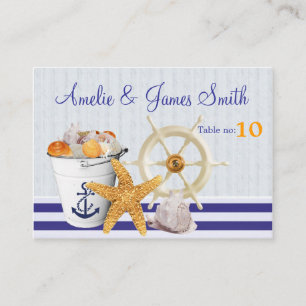 Nautical Theme   Wedding Place Cards
