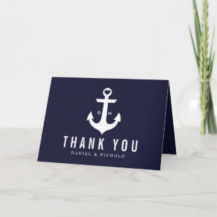 Nautical Theme You Cards   Weddings