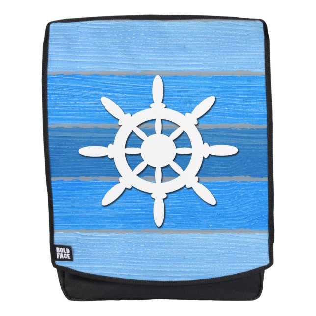 Nautical themed design backpack (Front)