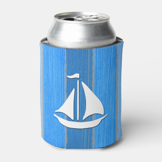 Nautical themed design can cooler (Can Front)