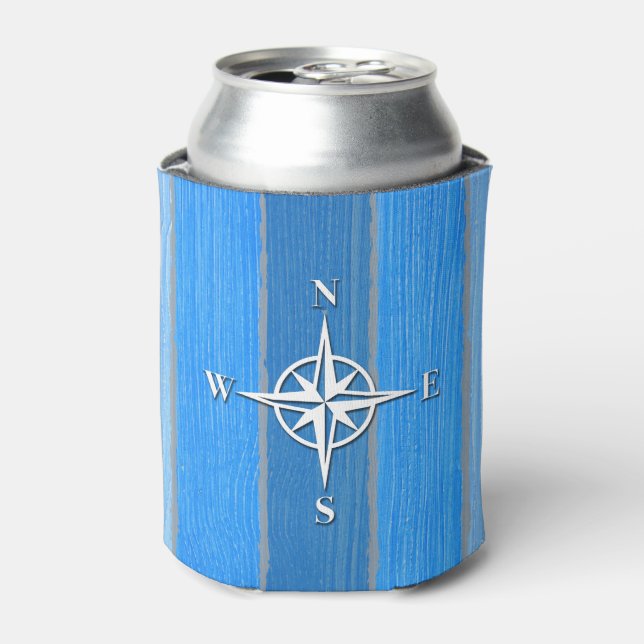Nautical themed design can cooler (Can Front)