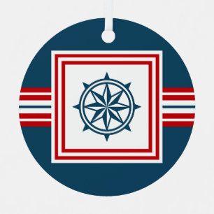 Nautical themed design christmas tree decoration
