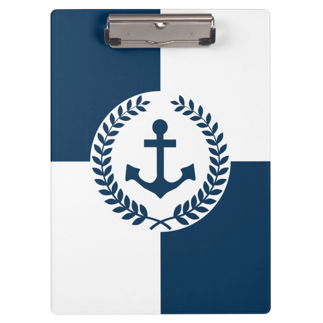 Nautical themed design clipboard (Front)