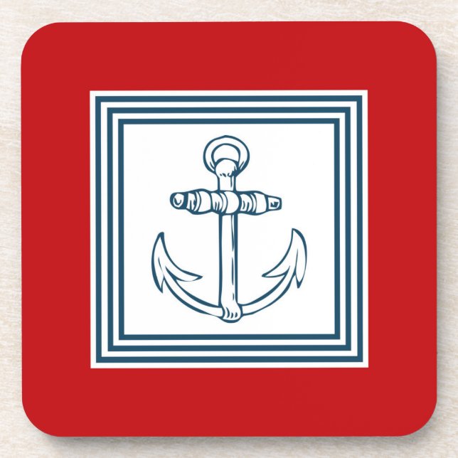 Nautical themed design coaster (Front)